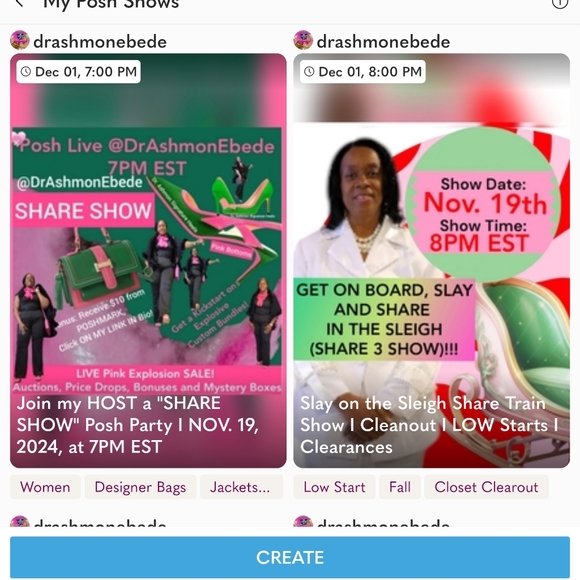 LIKE NOTIFICATIONS OF SPECIAL POSH SHOWS I Giveaways I Free GIFTS IFREE Bonuses - Picture 16 of 17